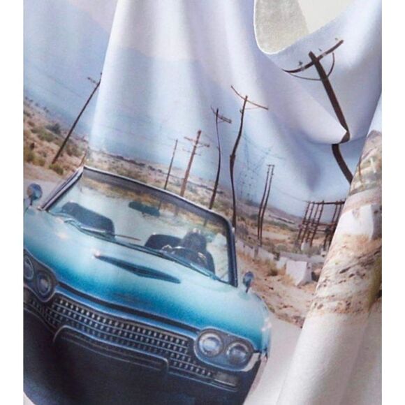 NWT Ri-Ri-Ku x FP Landscape Sherpa Blanket 59”x50” retail $165 - Picture 2 of 6